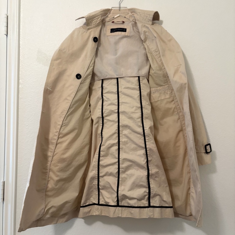 Zara Trench XS Coat - Picture 10 of 10